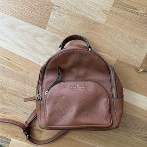 Kate Spade Brown Leather Classic Backpack